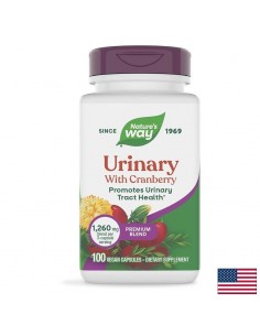 Инфекции на пикочните пътища - Urinary - премиум формула с червена боровинка и билки, 100 капсули - Женско здраве