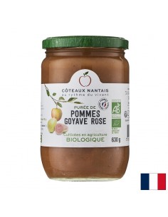 Пюре от ябълки и розова гуава, БИО, 630 g