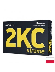 2KC Xtreme с бодлива круша и женшен – След консумация на алкохол, 12 таблетки - Витамин C