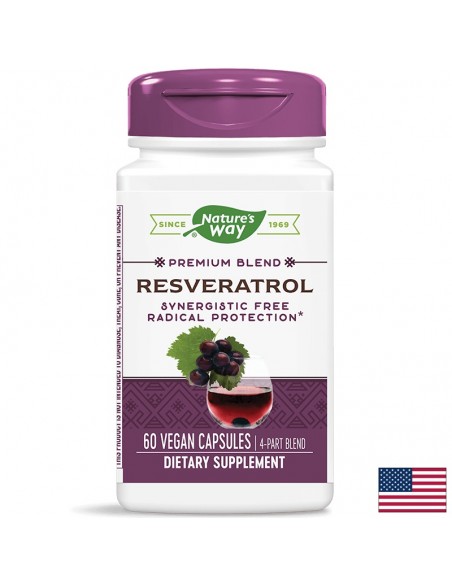 Ресвератрол 325 mg х 60 капс. Nature’s Way - 1