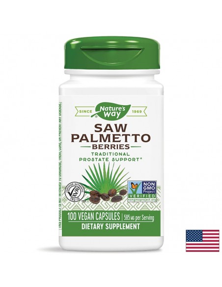 Сао палмето (плод) 585 mg x 100 капс. Nature’s Way - 1