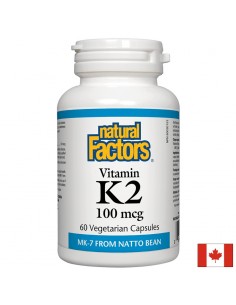 Витамин К2 (MK-7) 100 MCG Natural Factors - 1 - Витамин D