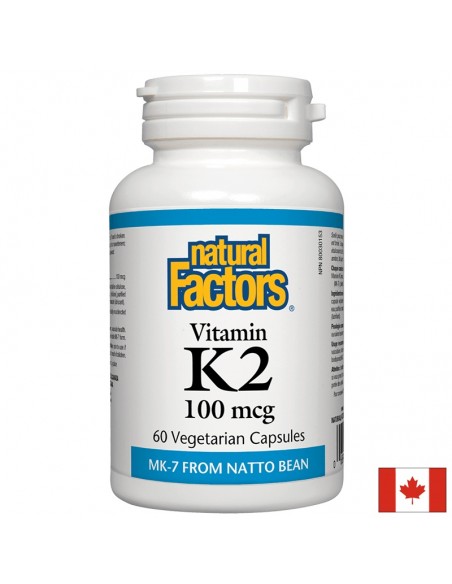 Витамин К2 (MK-7) 100 MCG Natural Factors - 1