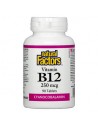 Витамин В12 250 mcg 90 таблетки Natural Factors - 1