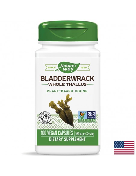 Кафяви водорасли (Фукус) 580 mg Nature’s Way - 1