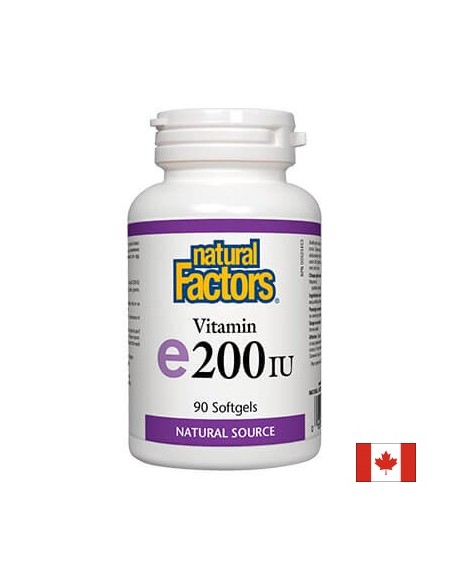 Витамин Е 100 mg / 200 IU (d-алфа токоферол) Natural Factors - 1