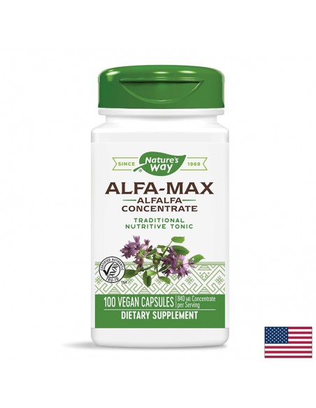 Alfa-Max® Люцерна концентрат 525 mg Nature’s Way - 1