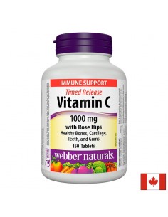 Витамин С 1000 mg (С удължено освобождаване) + шипка Webber - 1 - По категория