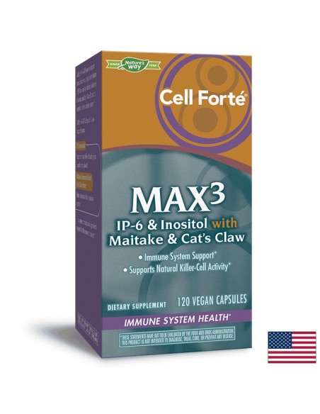 Cell Forté MAX³ (IP-6, инозитол, майтаке и котешки нокът) Nature’s Way - 1