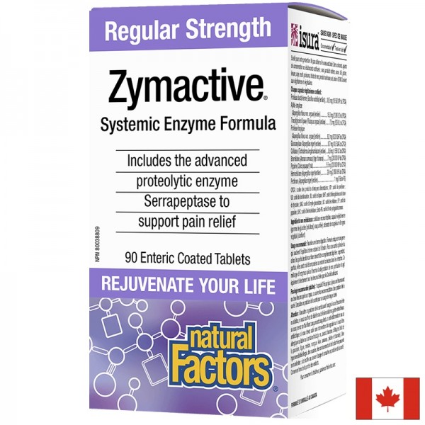 Zymactive® Протеолитични ензими Natural Factors - 1