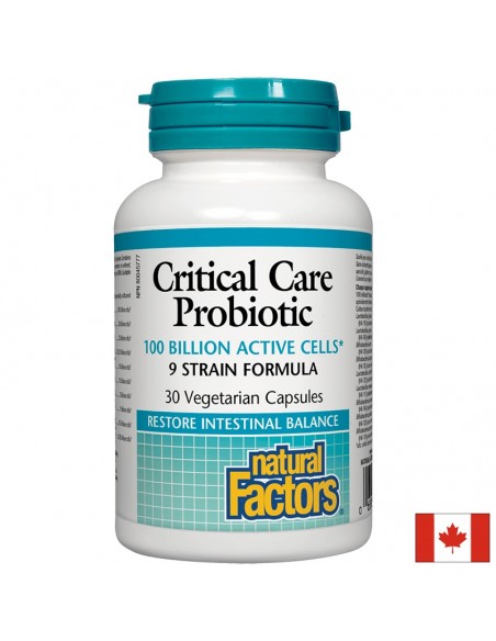 Critical Care Probiotic 100 млрд. активни пробиотици, 9 щама формула Natural Factors - 1
