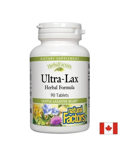 Ултра-лакс x 90 таблетки /При запек/ Natural Factors - 1