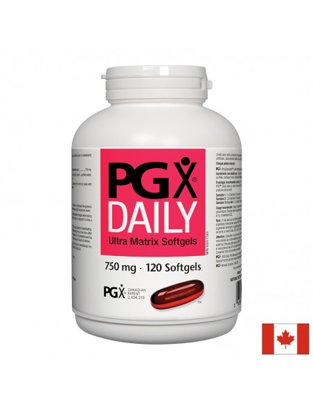 PGX® Daily Ultra Matrix 750 mg x 120 софтгел капсули Natural Factors - 1