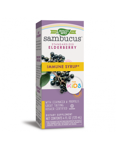 Самбукус за деца Immune сироп с ехинацея Nature’s Way - 1