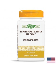 Energizing Iron 104 mg Nature’s Way - 1 - Мозъчна функция,памет, концентрация