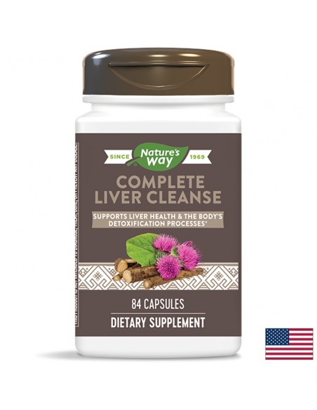 Complete Liver Cleanse x 84 V-капсули /Програма за детоксикация/ Nature’s Way - 1