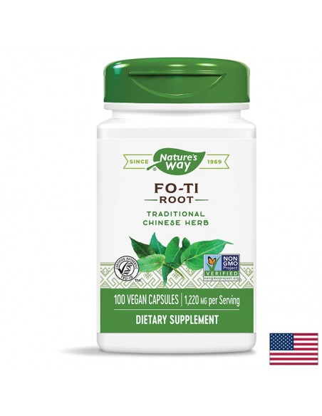 Фо-Ти (корен) 610 mg x 100 капс. Nature’s Way - 1