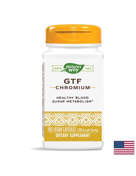 GTF хром 200 mcg x 100 капс. Nature’s Way - 1