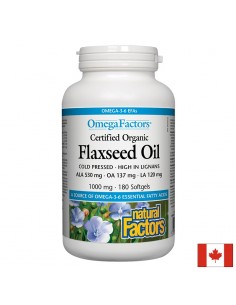 Flaxseed Oil/ Ленено масло 1000 mg х 180 софтгел капсули - Кости и стави