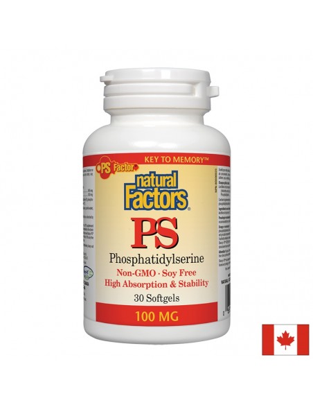 ПиЕс-ФосфатидилСерин 100 mg х 30 софтгел капсули Natural Factors