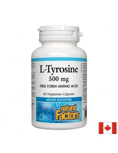 Л-Тирозин 500 mg Natural Factors - По здравно направление