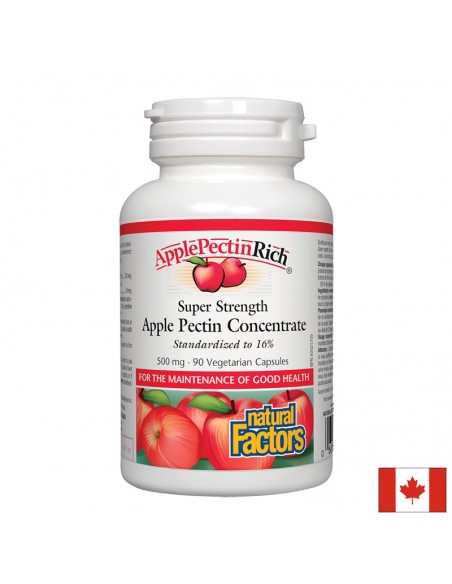Ябълков Пектин Супер концентрат 500 mg х 90 V-капсули Natural Factors