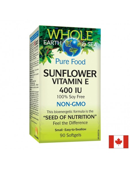 Витамин Е (От слънчоглед) 400 IU x 60 таблетки Natural Factors