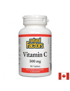 Витамин C 500 mg + Шипка и биофлавони Natural Factors - Витамин C