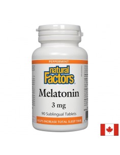 Мелатонин 3 mg x 90 таблетки Natural Factors