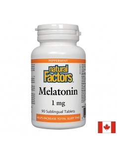 Мелатонин 1 mg x 90 таблетки Natural Factors - Мелатонин