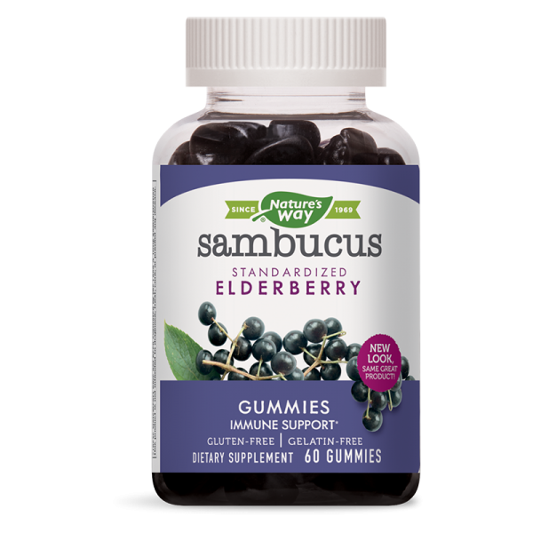 Самбукус 25 mg x 60 желирани таблетки Nature’s Way