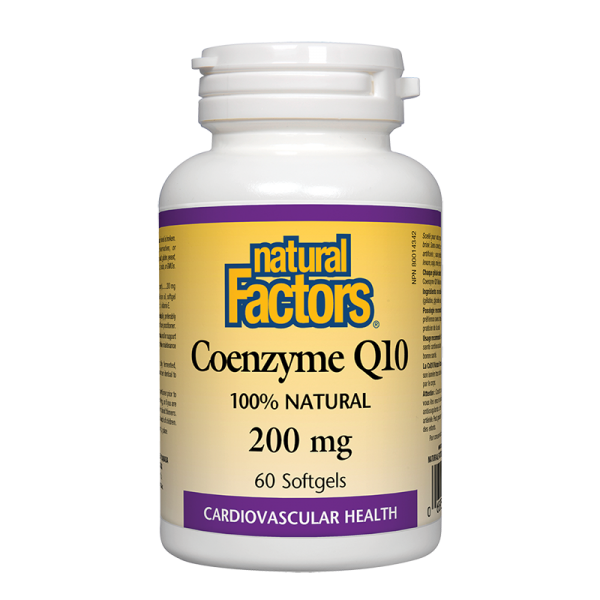 Коензим Q10 200 mg х 60 софтгел капсули Natural Factors