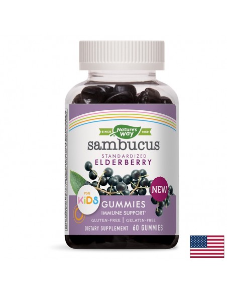 Самбукус за деца 25 mg x 60 желирани таблетки Nature’s Way