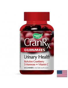 CranRx® – при упорити уроинфекции - Биоактивна червена боровинка (концентрат) & Д-маноза, 60 желирани таблетки 2