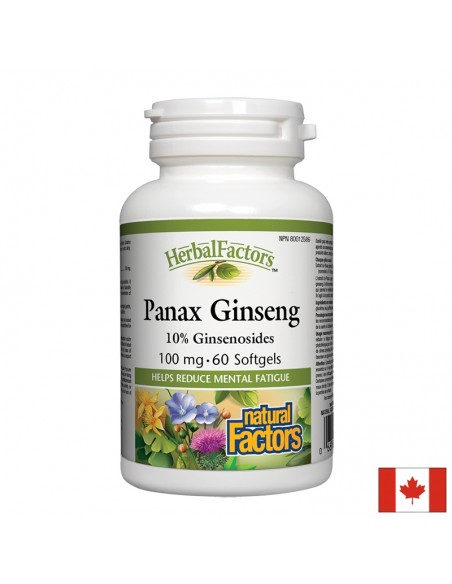 Женшен Корейски 100 mg x 60 софтгел капсули Natural Factors