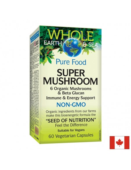 Super Mushroom - за силен имунитет /Whole earth & sea/ Natural Factors