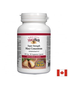 Мака оргáник супер концентрат 500 mg Natural Factors
