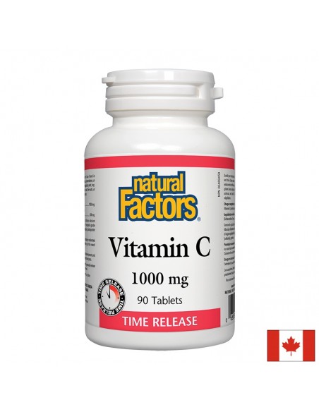 Витамин С 1000 mg (с удължено освобождаване) и биофлавони Natural Factors