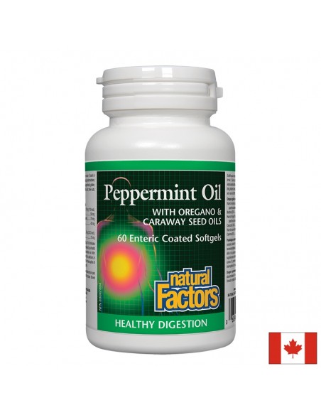 Мента масло с риган и ким 200 mg Natural Factors