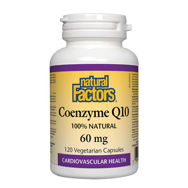 Коензим Q10 60 mg x 120 капсули Natural Factors
