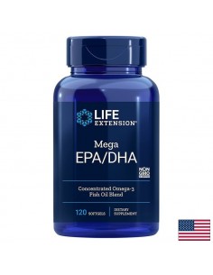 Mega EPA DHA / Омега-3 от рибено масло х 120 софтгел капсули - Рибено масло и Омега мастни киселини