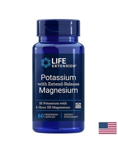 Potassium with Extend-Release Magnesium/ Калий и Магнезий с удължено освобождаване х 60 капсули - Магнезий