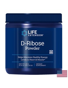 Д-Рибоза (D-Ribose), 5000 mg х 150 g прах - Спортни добавки