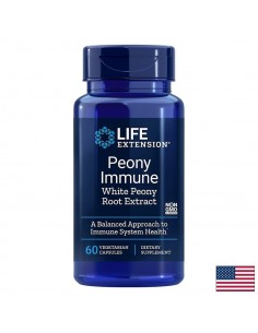 Peony Immune White Peony Root Extract / Бял Божур (корен) 600 mg х 60 капсули - Имунитет
