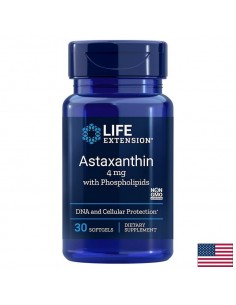 Astaxanthin with Phospholipids/ Астаксантин с Фосфолипиди 84 mg х 30 софтгел капсули - Грижа за очи и зрение