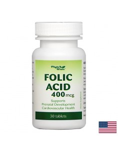 Folic Acid/ Фолиева киселина 400 mcg х 30 таблетки - Женско здраве