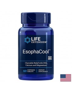 Формула срещу киселини EsophaCool™ - Добро храносмилане с женско биле (DGL), калций и магнезий, 60 дъвчащи таблетки - Калций