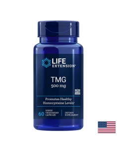 TMG / ТМГ (ТриМетилГлицин) 500 mg х 60 капсули - Черен дроб