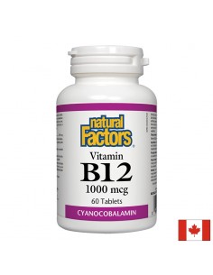 Vitamin B12/ Витамин В12 (цианокобаламин) 1000 mcg х 60 таблетки - Витамин B