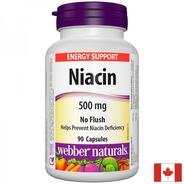 Niacin/ Ниацин 500 mg x 90 капсули
